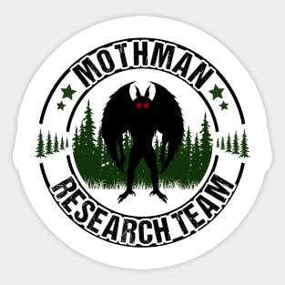 Mothman Silhouette Sticker